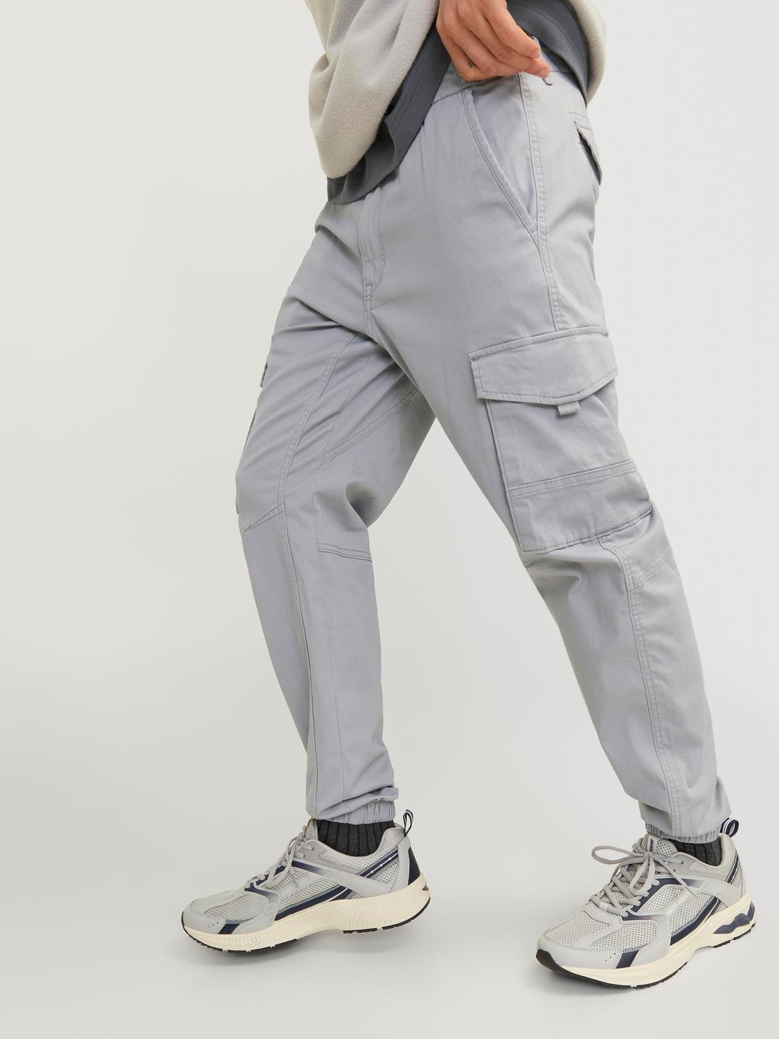 Slim Fit Cargo trousers, Medium Grey