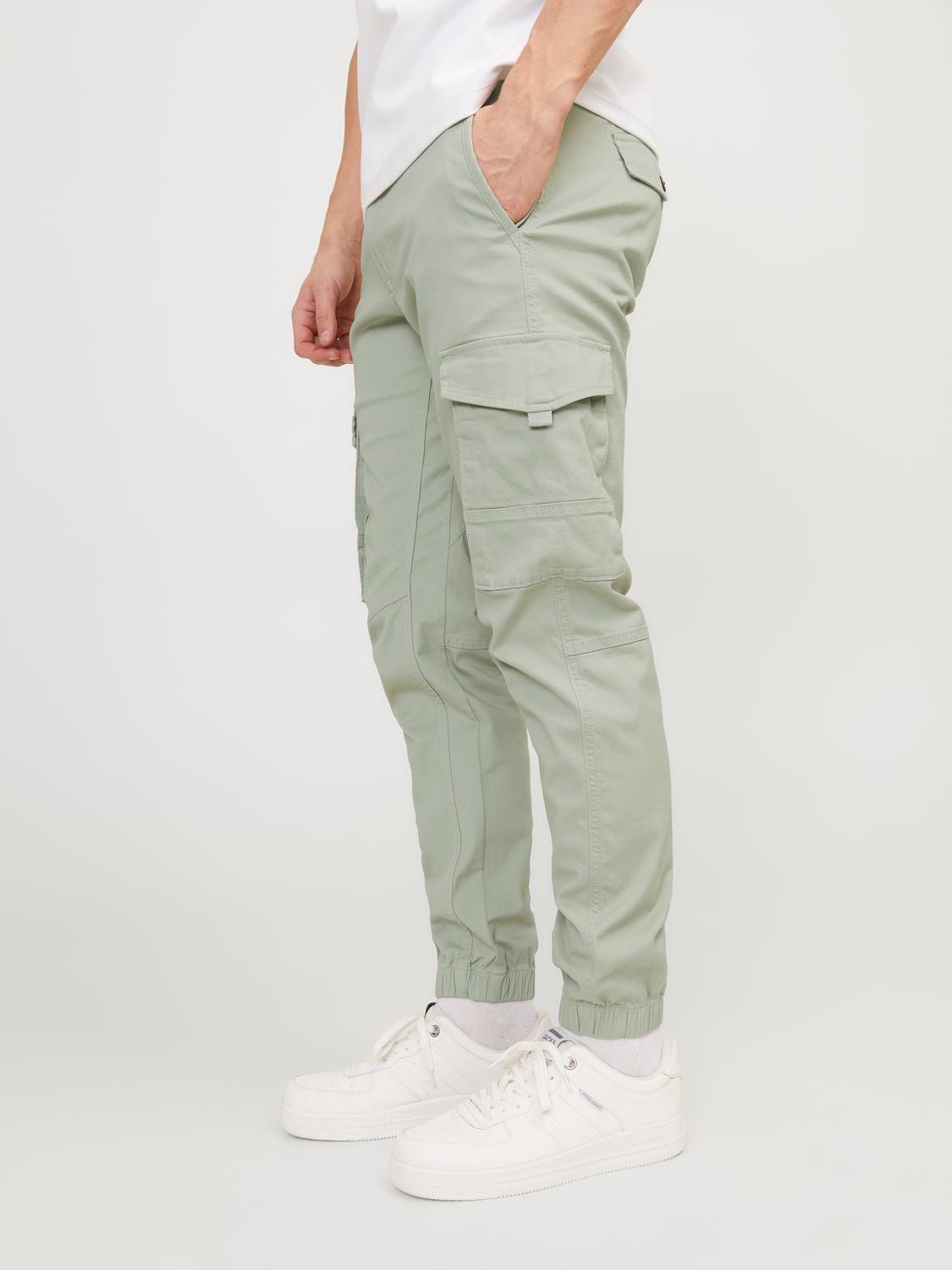 Jack & Jones Slim Fit Cargo trousers -Desert Sage - 12139912