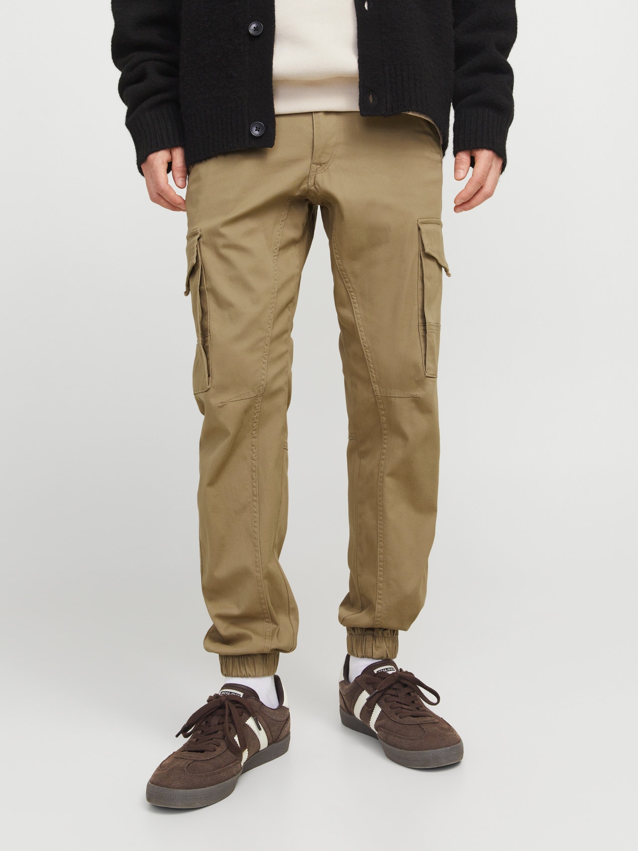 Jack & Jones Pantaloni cargo - sedona sage/grigio Jack & Jones Pantaloni cargo - sedona sage/grigio
