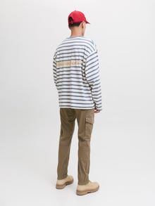 Jack & Jones Slim Fit Cargobyxor -Brindle - 12139912
