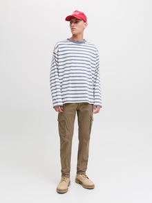 Jack & Jones Slim Fit Cargobyxor -Brindle - 12139912