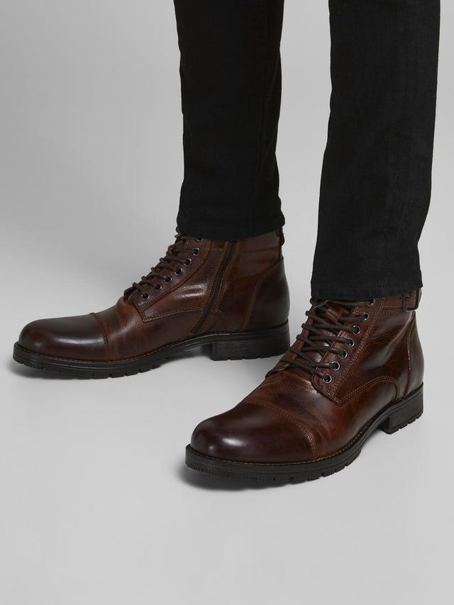 Jack & Jones Leather Boots - 12140938