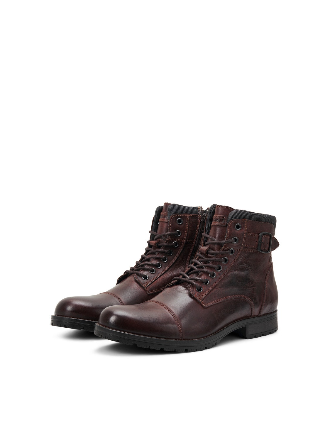 Jack & Jones Lær Boots -Brown Stone - 12140938