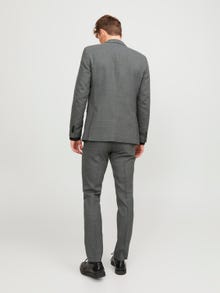 Jack & Jones JPRSOLARIS Super Slim Fit Bleiserit -Light Grey Melange - 12141107