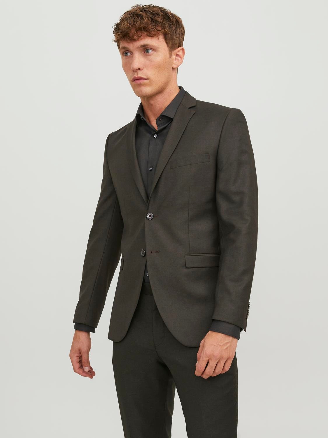 Jack & Jones JPRSOLARIS Blazer Super Slim Fit -Black Ink - 12141107