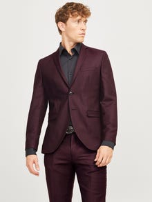 Jack & Jones JPRSOLARIS Blazer Super Slim Fit -Winetasting - 12141107