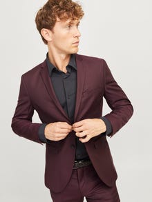 Jack & Jones JPRSOLARIS Blazer Super Slim Fit -Winetasting - 12141107