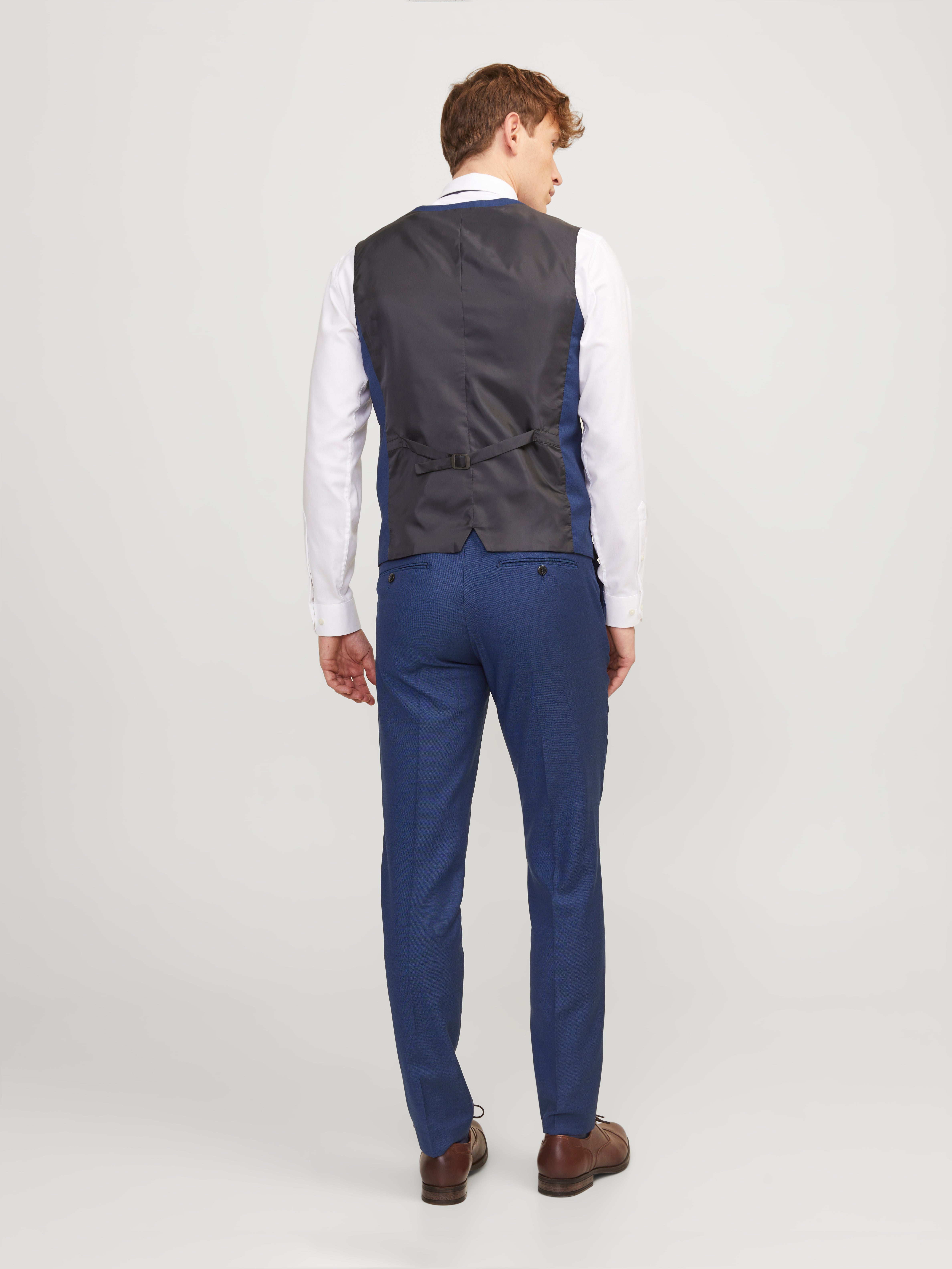 JPRSOLARIS Slim Fit Anzugweste | Dunkelblau | Jack & Jones®