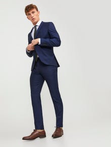 Jack & Jones JPRSOLARIS Super Slim Fit Eleganckie spodnie -Dark Navy - 12141112