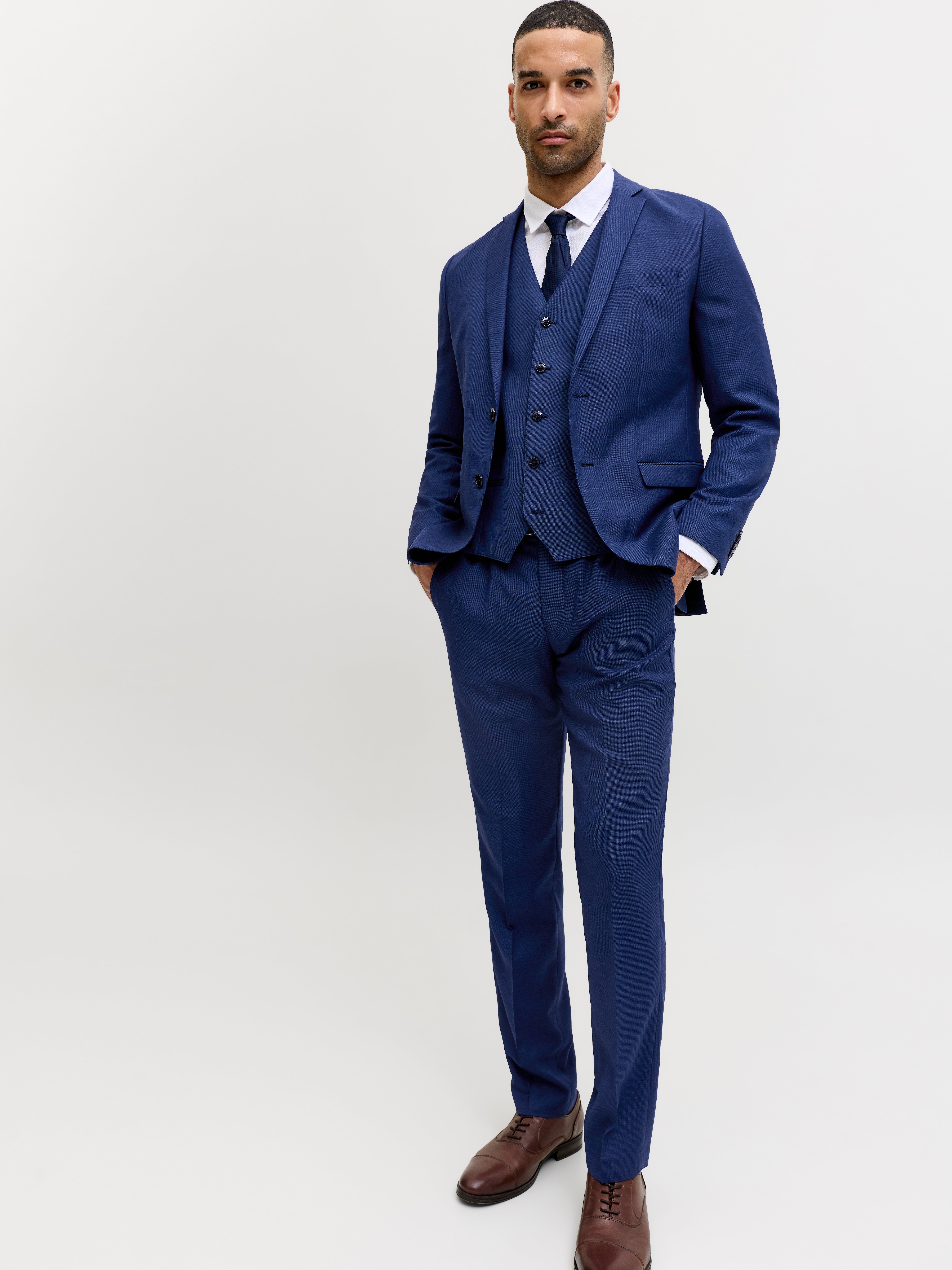 JPRSOLARIS Super Slim Fit Anzughose | Dunkelblau | Jack & Jones®