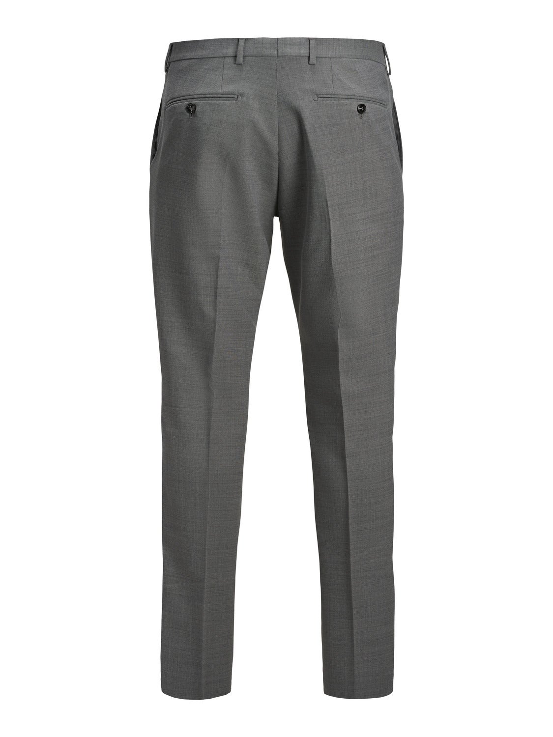 JPRSOLARIS Super Slim Fit Tailored Trousers | Light Grey | Jack