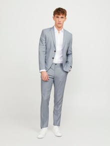 Jack & Jones JPRSOLARIS Super Slim Fit Eleganckie spodnie -Cashmere Blue - 12141112