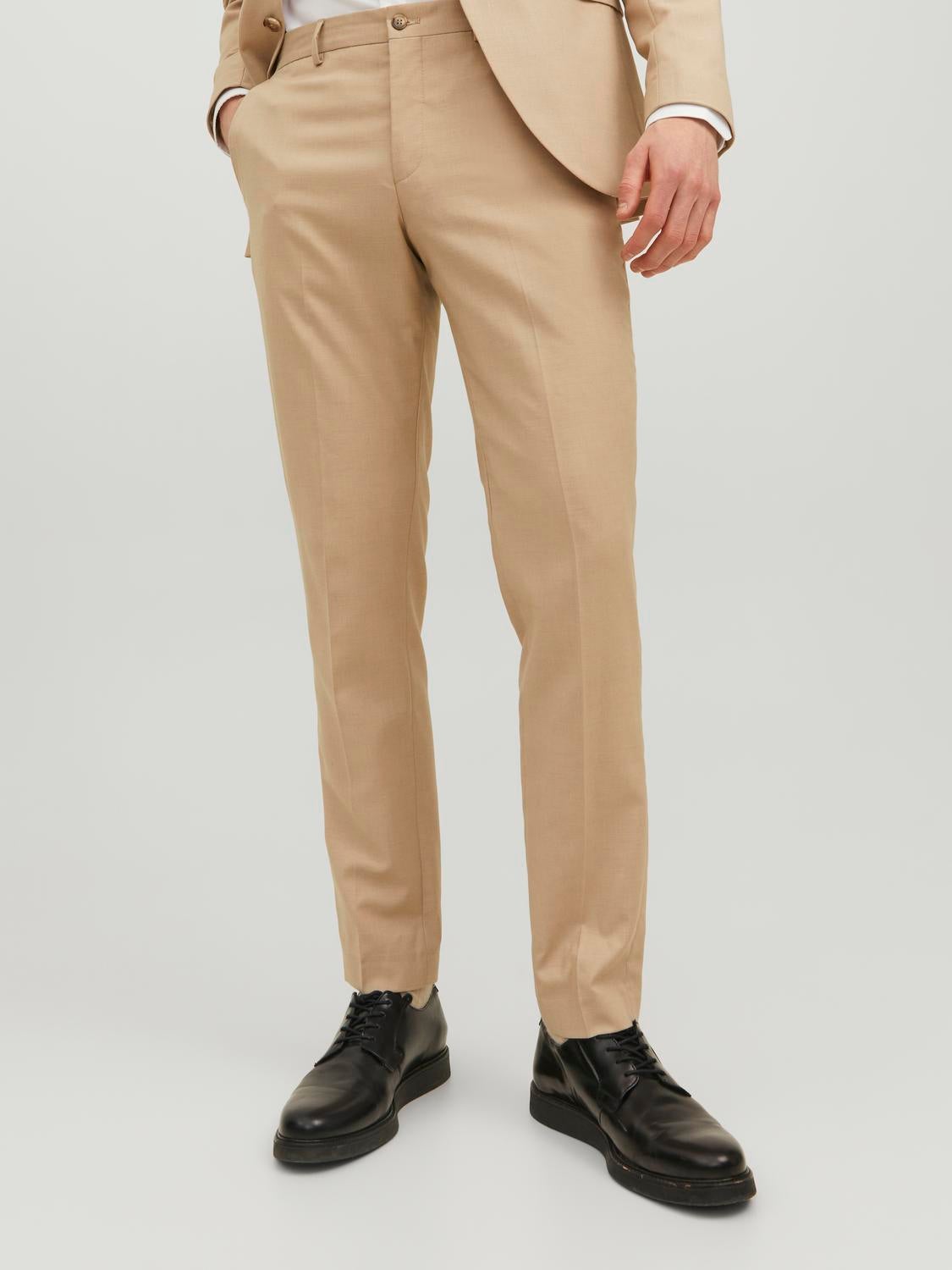 Super Skinny Crop Check Tailored Pants | boohooMAN USA