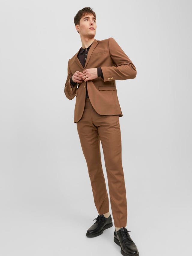Jack & Jones JPRSOLARIS Super Slim Fit Tailored Trousers - 12141112