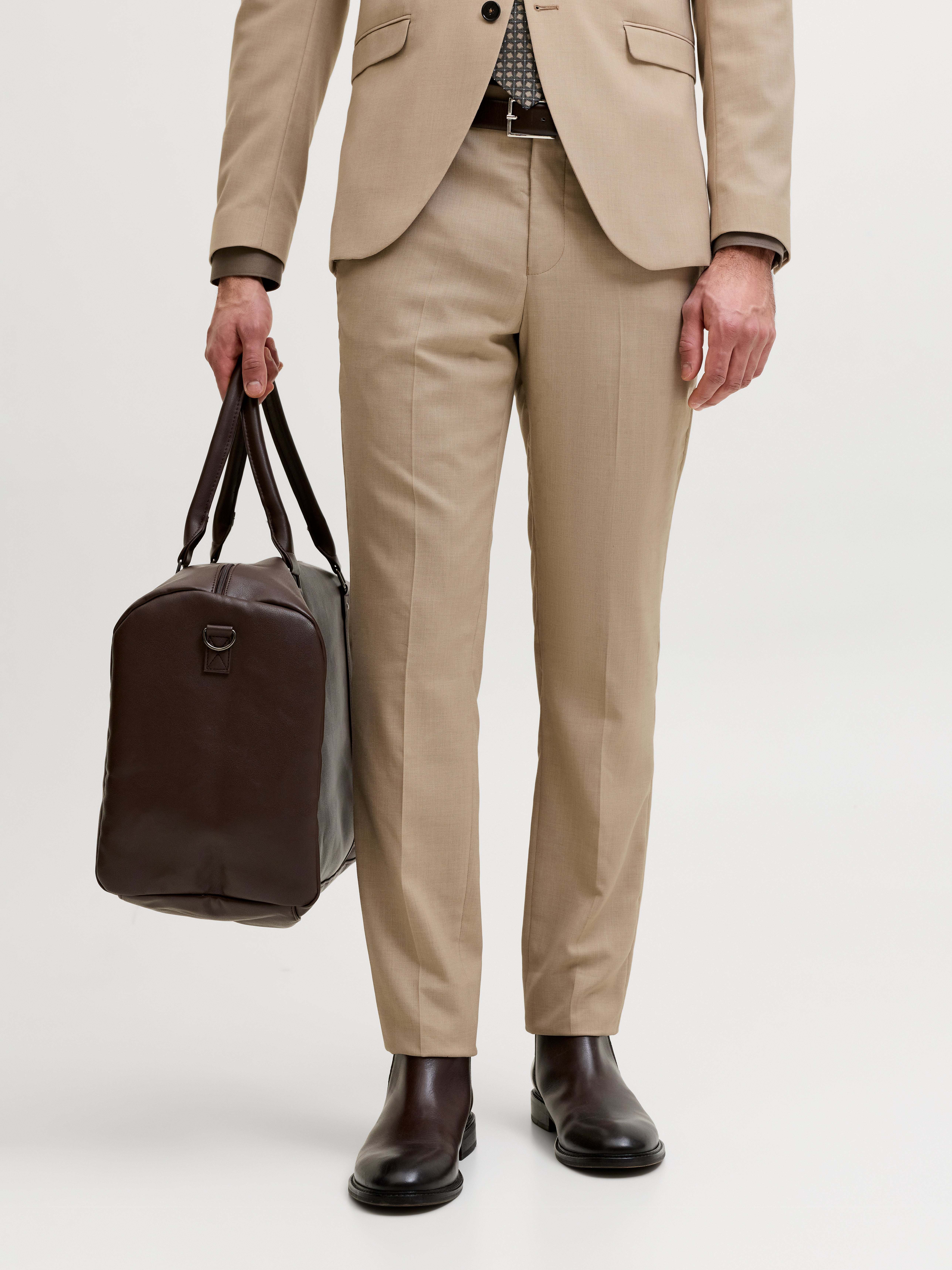 Jack & Jones JPRSOLARIS Super Slim Fit Tailored Trousers - 12141112