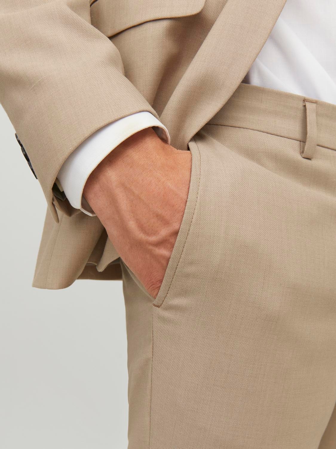 Jack & Jones JPRSOLARIS Pantalones de vestir Super Slim Fit -Pure Cashmere - 12141112