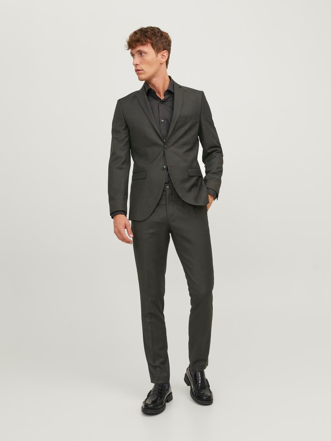 Tailored Gabardine Trouser in Black – SVRN