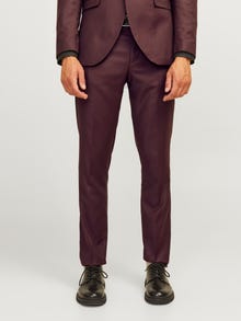 Jack & Jones JPRSOLARIS Super Slim Fit Skreddersydde bukser -Winetasting - 12141112