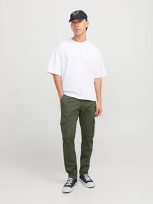 Jack & Jones Slim Fit Cargobyxor -Olive Night - 12141844