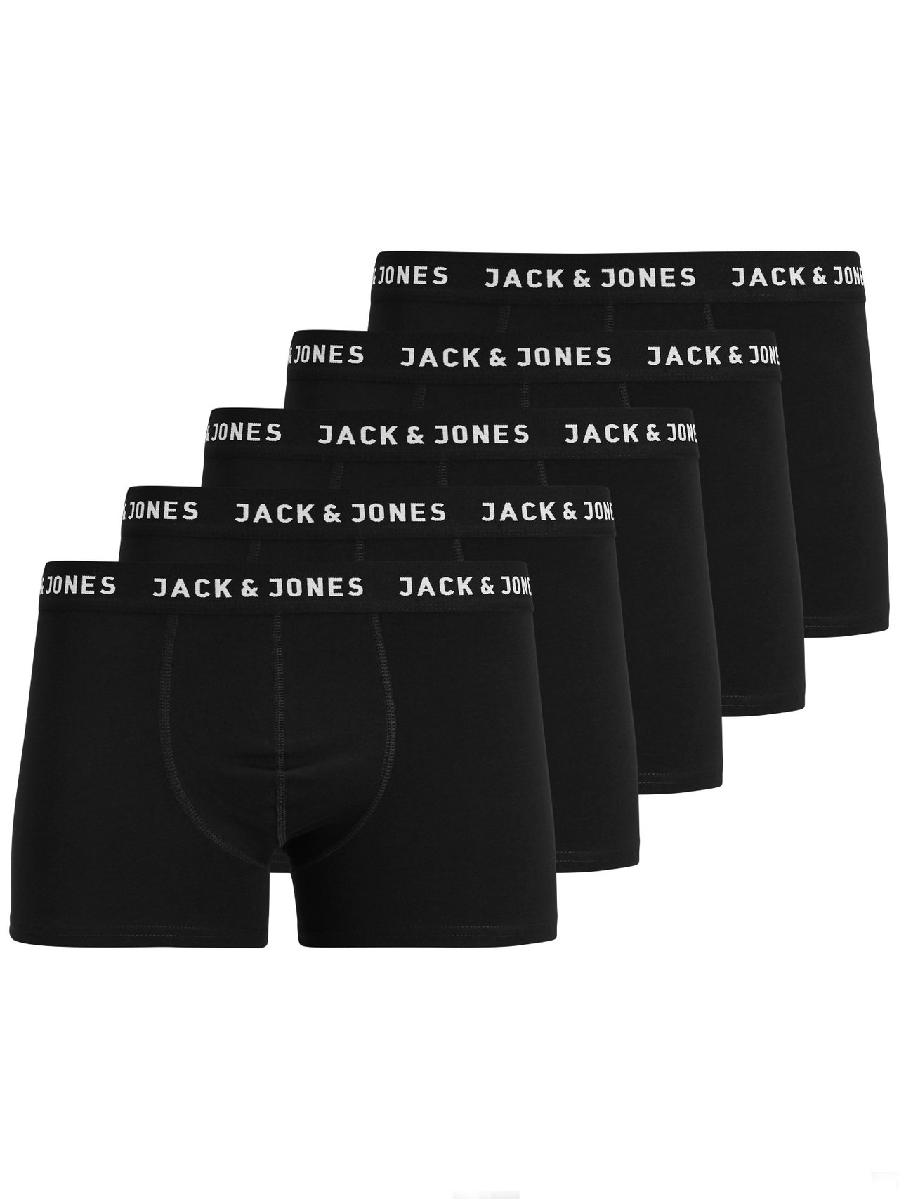 Jack & Jones 5-συσκευασία Κοντό παντελόνι -Black - 12142342