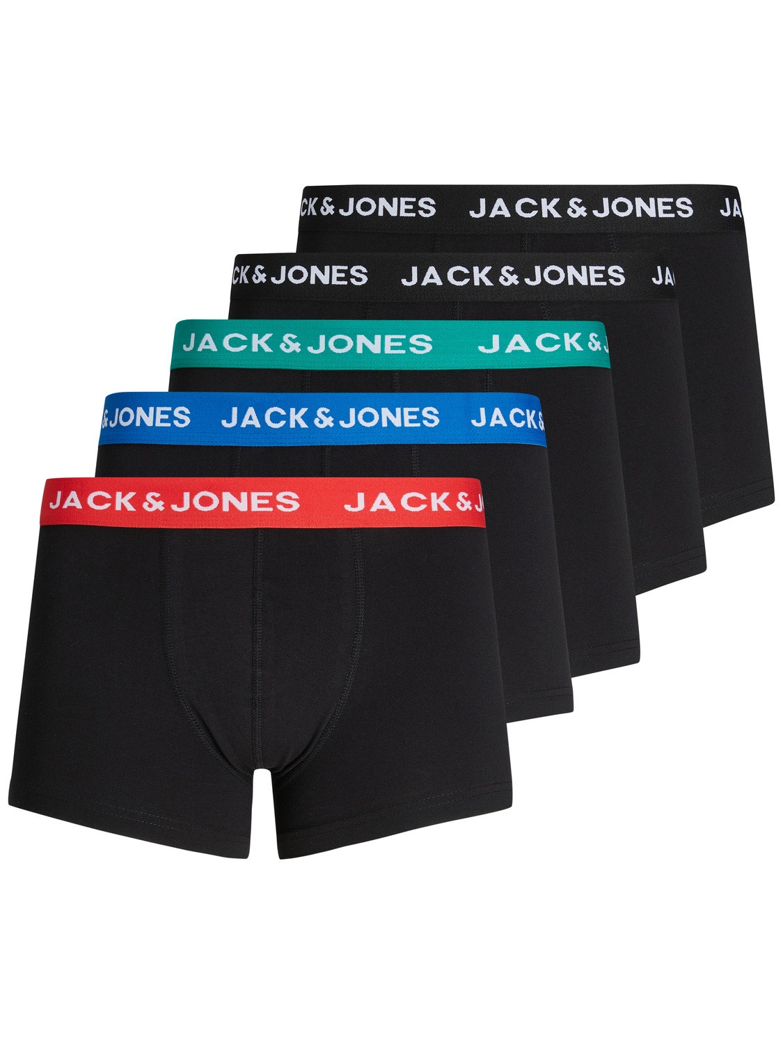 Jack & Jones 5-pack Trunks -Electric Blue Lemonde - 12142342
