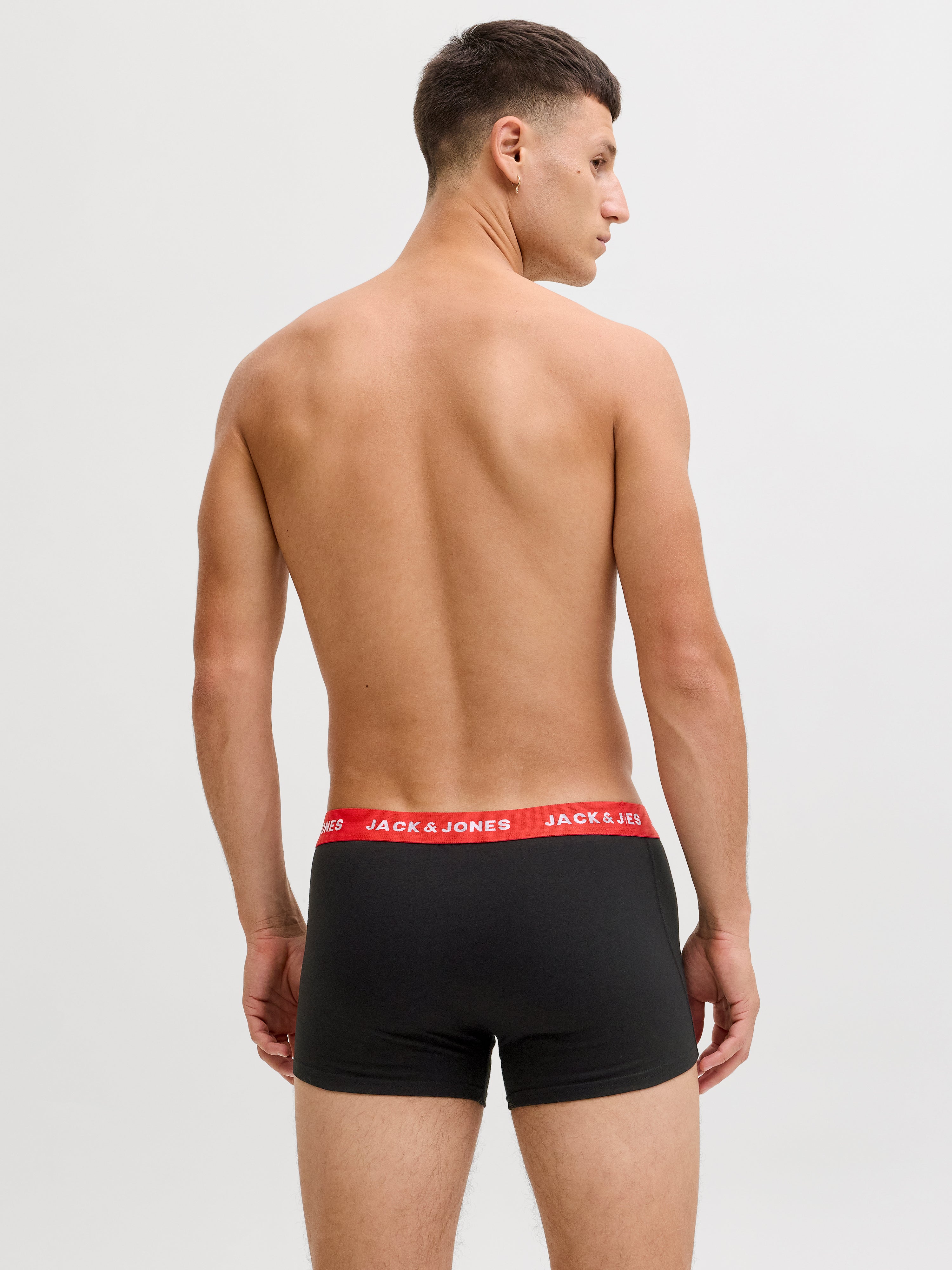 JACK & JONES Herren Boxershorts 5er Pack - Bequeme Baumwoll-Boxershorts Für Jeden Tag