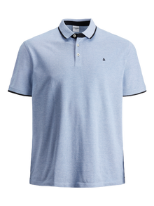 Jack & Jones Plius Vienspalvis Polo -Bright Cobalt - 12143859