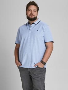Jack & Jones Plius Vienspalvis Polo -Bright Cobalt - 12143859