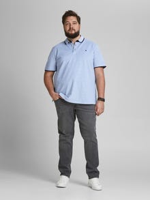 Jack & Jones Plius Vienspalvis Polo -Bright Cobalt - 12143859
