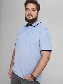 Jack & Jones Plius Vienspalvis Polo -Bright Cobalt - 12143859