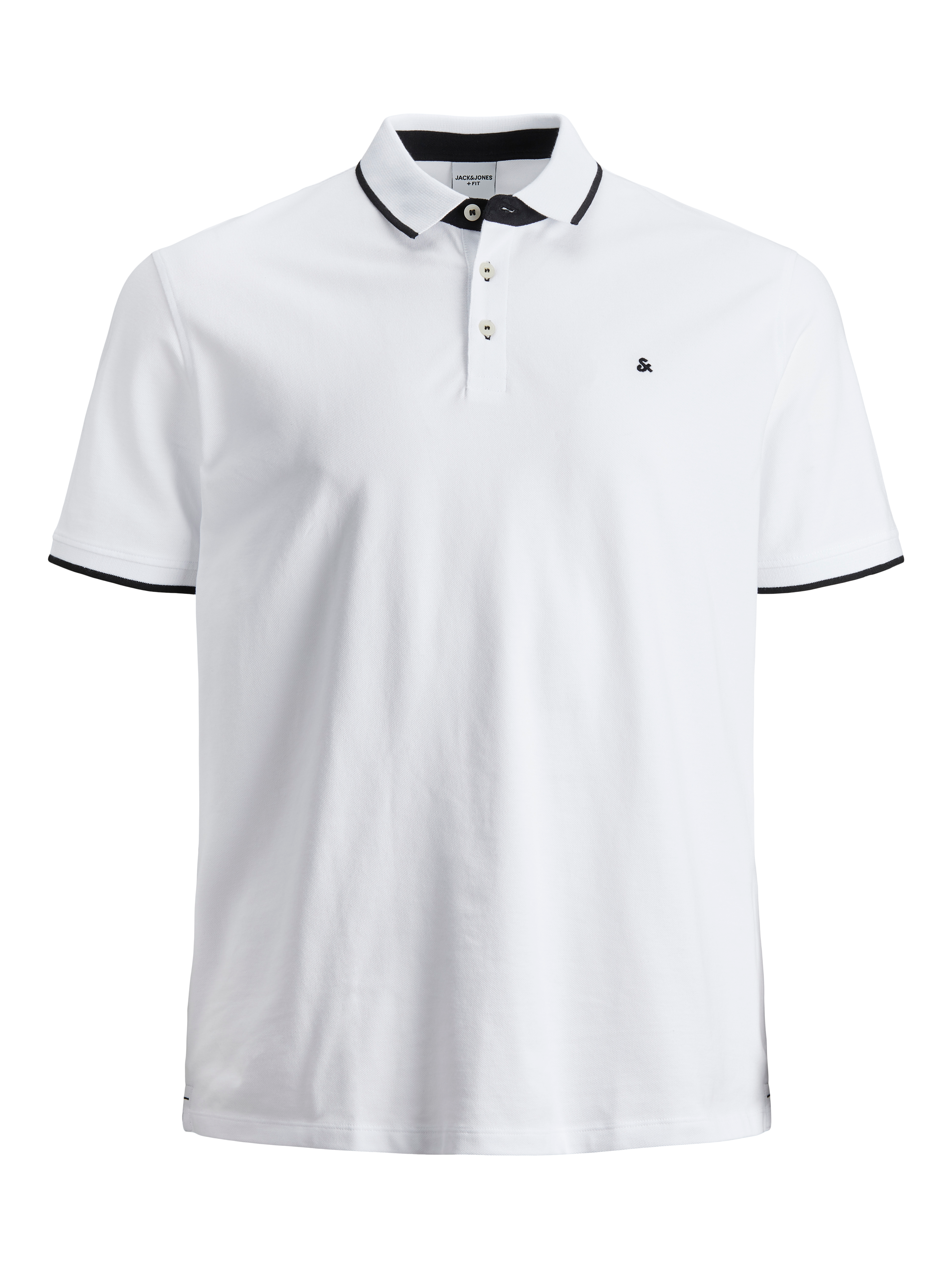 Plus Size Plain Polo