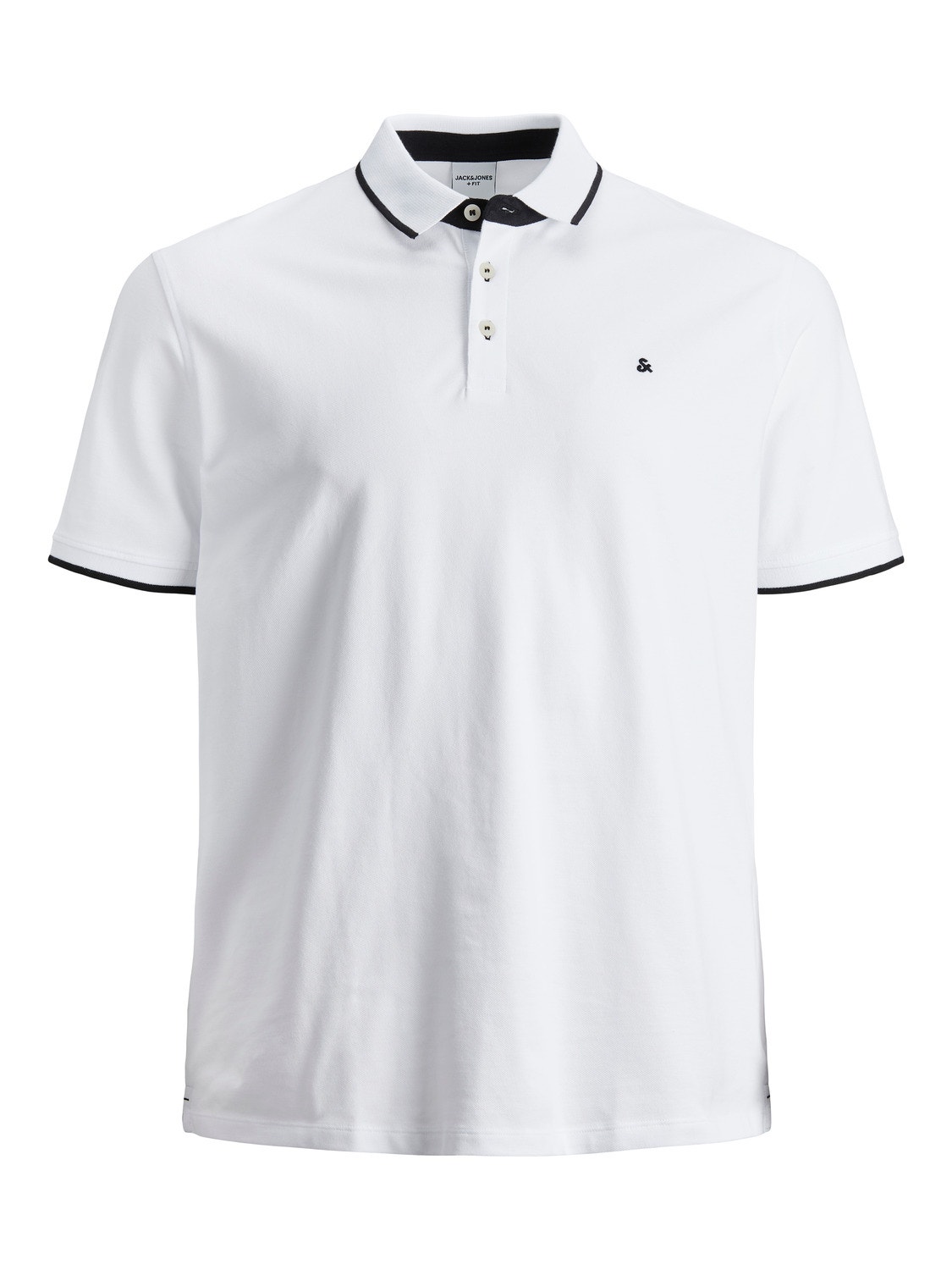 Jack & Jones Plus Size Plain T-shirt -White - 12143859