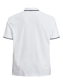 Jack & Jones Plus Size T-shirt Liso -White - 12143859