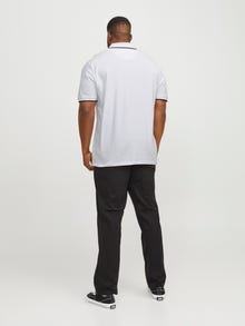 Jack & Jones Plus Size Einfarbig T-shirt -White - 12143859