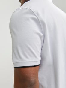 Jack & Jones Plus Size Enfärgat T-shirt -White - 12143859