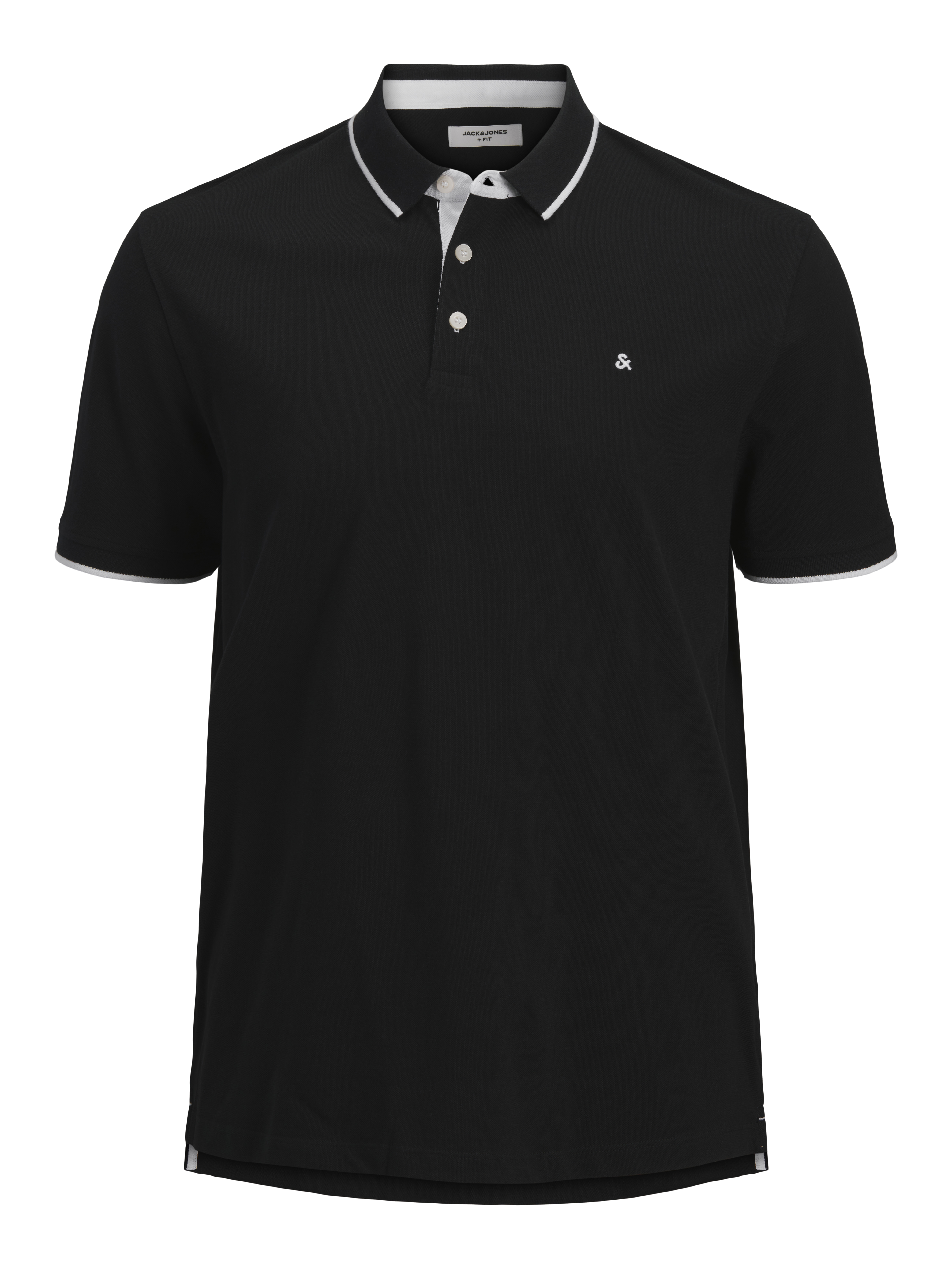 Thumbnail - Plus Size Einfarbig Poloshirt
