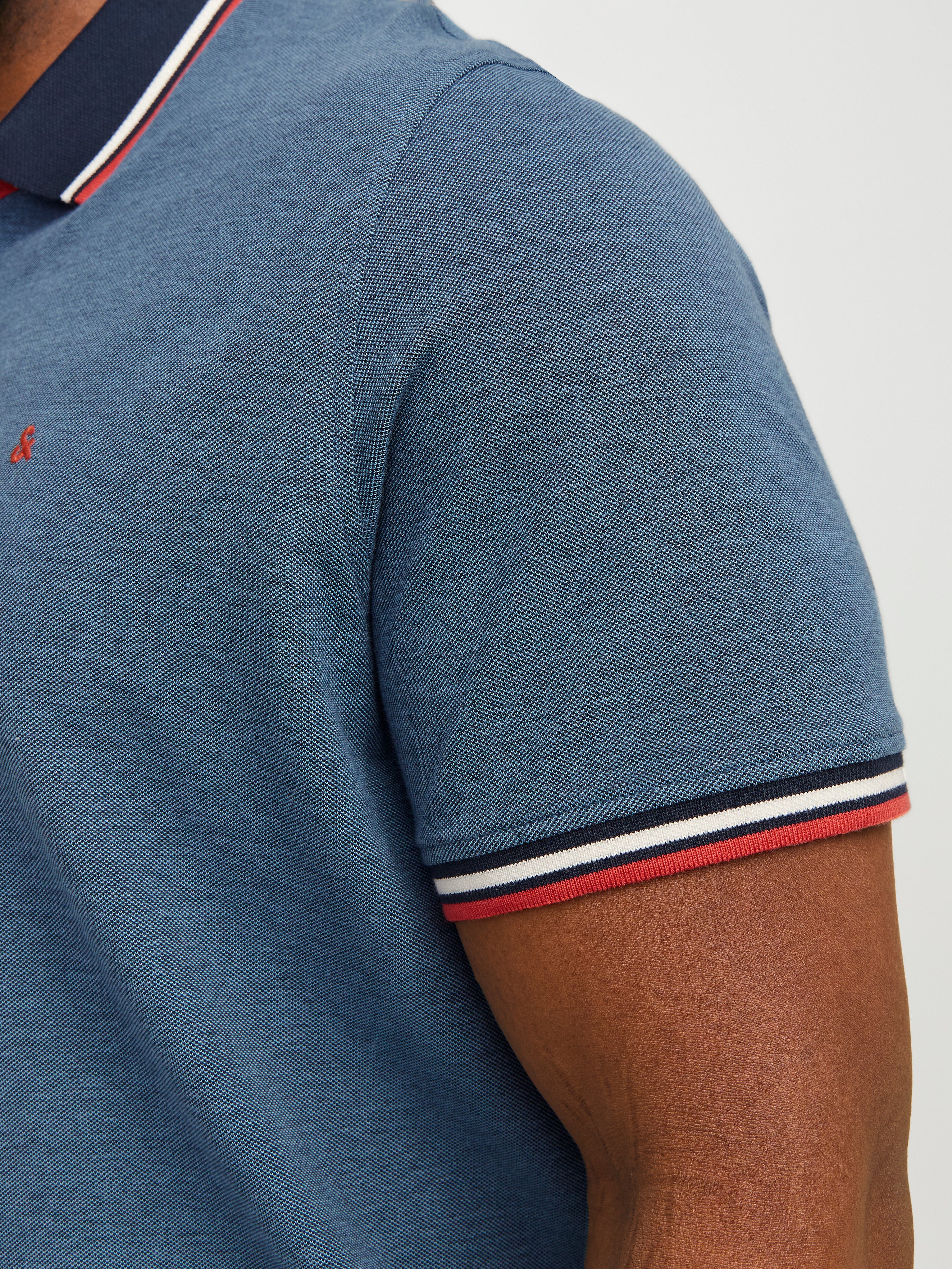 Plus Size Einfarbig T-shirt | Dunkelblau | Jack & Jones®