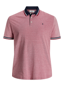 Jack & Jones Plus Size Polo Uni -Rio Red - 12143859