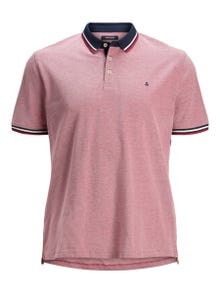 Jack & Jones Plus Size Gładki T-shirt -Rio Red - 12143859