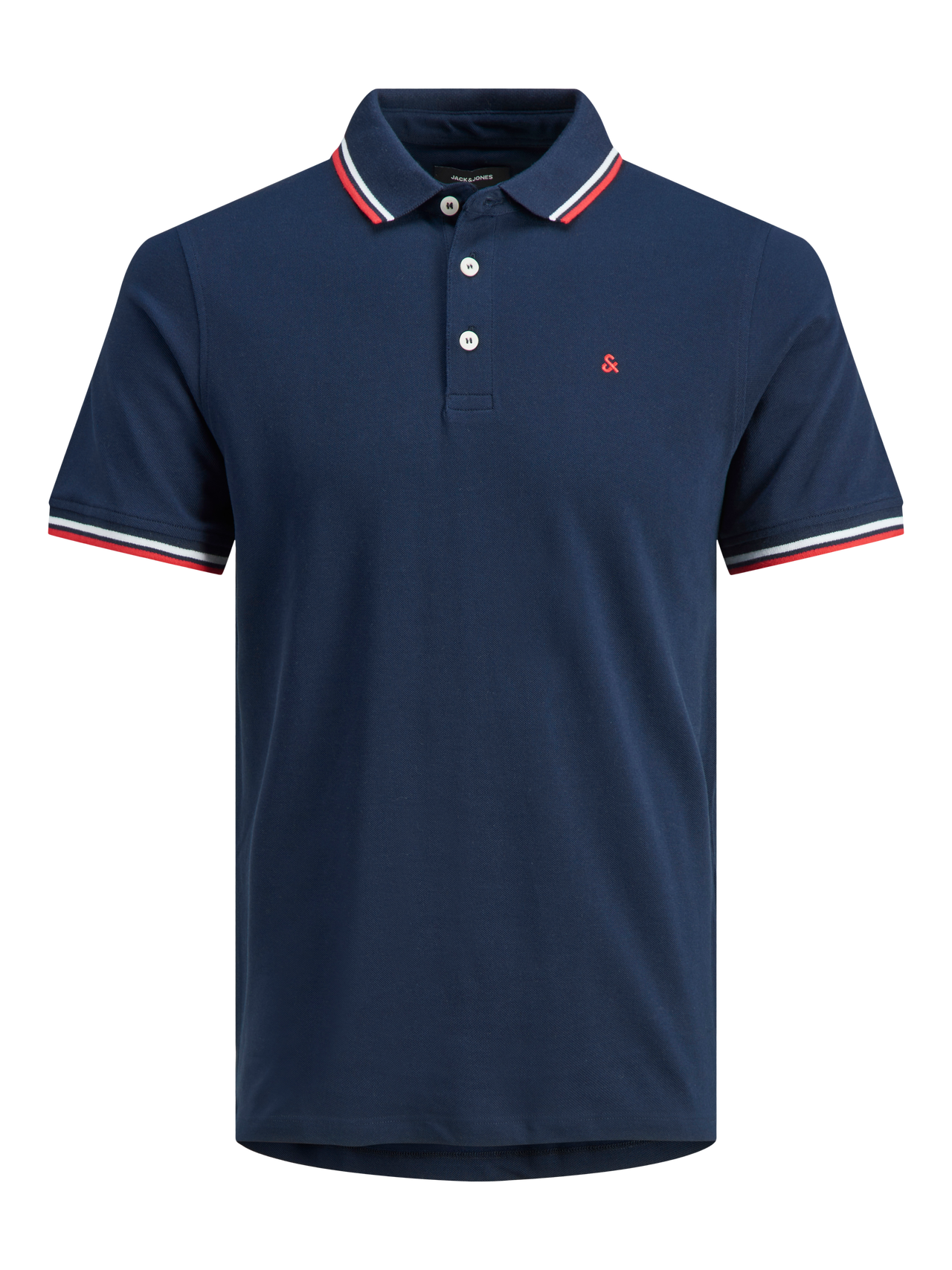 Plus Size Polo Dark Blue Jack Jones