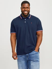 Jack & Jones Plus Size Plain Polo -Navy Blazer - 12143859