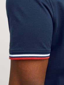 Jack & Jones Plus Size Einfarbig T-shirt -Navy Blazer - 12143859