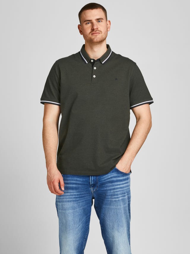 Jack & Jones Plus Size T-shirt Liso - 12143859