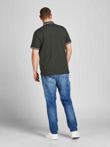 Jack & Jones Plius Vienspalvis Polo -Forest Night - 12143859