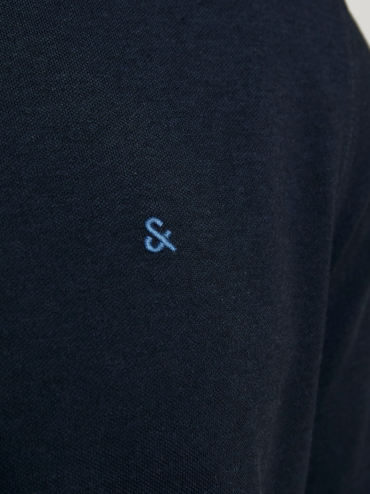 Jack & Jones Plus Size Gładki T-shirt -Dark Navy - 12143859