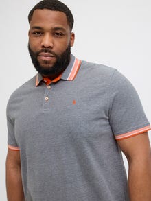 Jack & Jones Plus Size Effen Polo shirt -Navy Blazer - 12143859