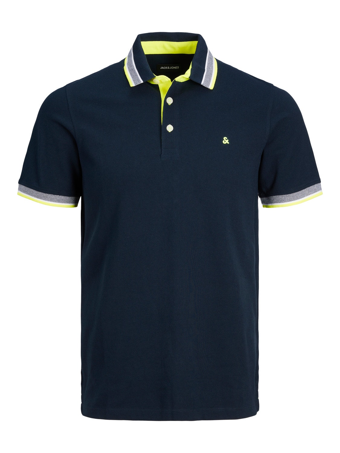 Jack & Jones Plus Size Plain Polo -Dark Navy - 12143859