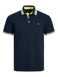 Jack & Jones Plus Size Plain Polo -Dark Navy - 12143859