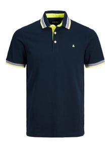 Jack & Jones Plus Size Yksivärinen T-shirt -Dark Navy - 12143859