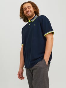 Jack & Jones Plus Size Plain Polo -Dark Navy - 12143859